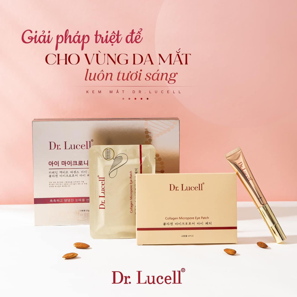 Bộ kem và mặt nạ dưỡng mắt Dr. Lucell