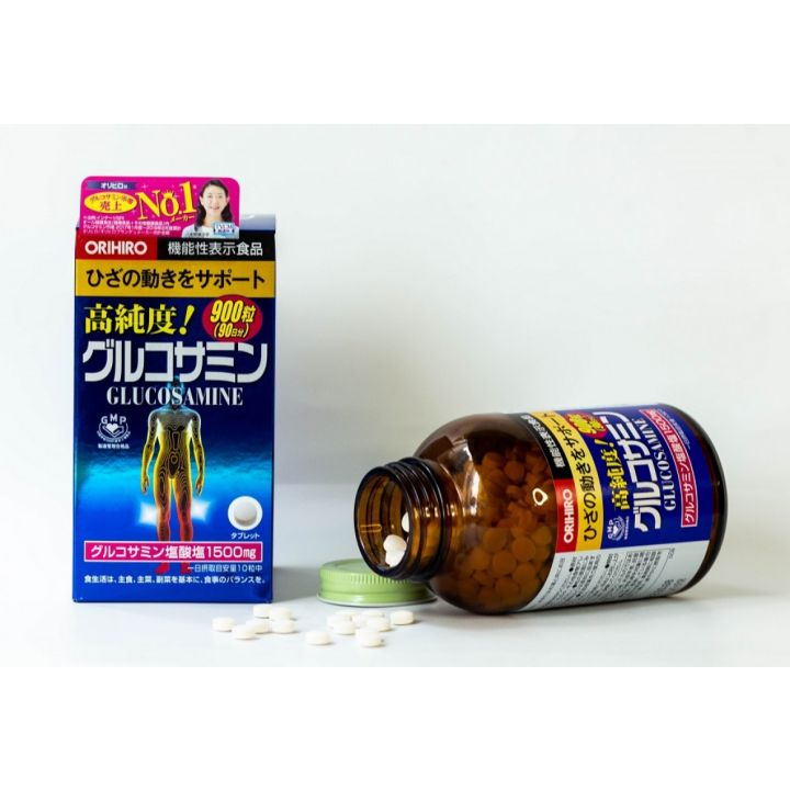 Viên uống bổ xương khớp Glucosamin Orihiro Nhật Bản 900 viên