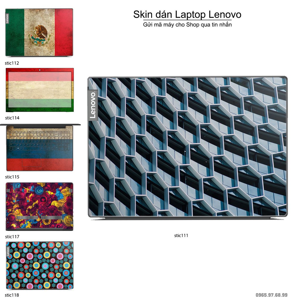 Skin dán Laptop Lenovo in hình Hoa văn sticker nhiều mẫu 19 (inbox mã máy cho Shop)