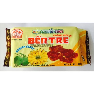 Kẹo chuối tươi- thương hiệu Bến Tre