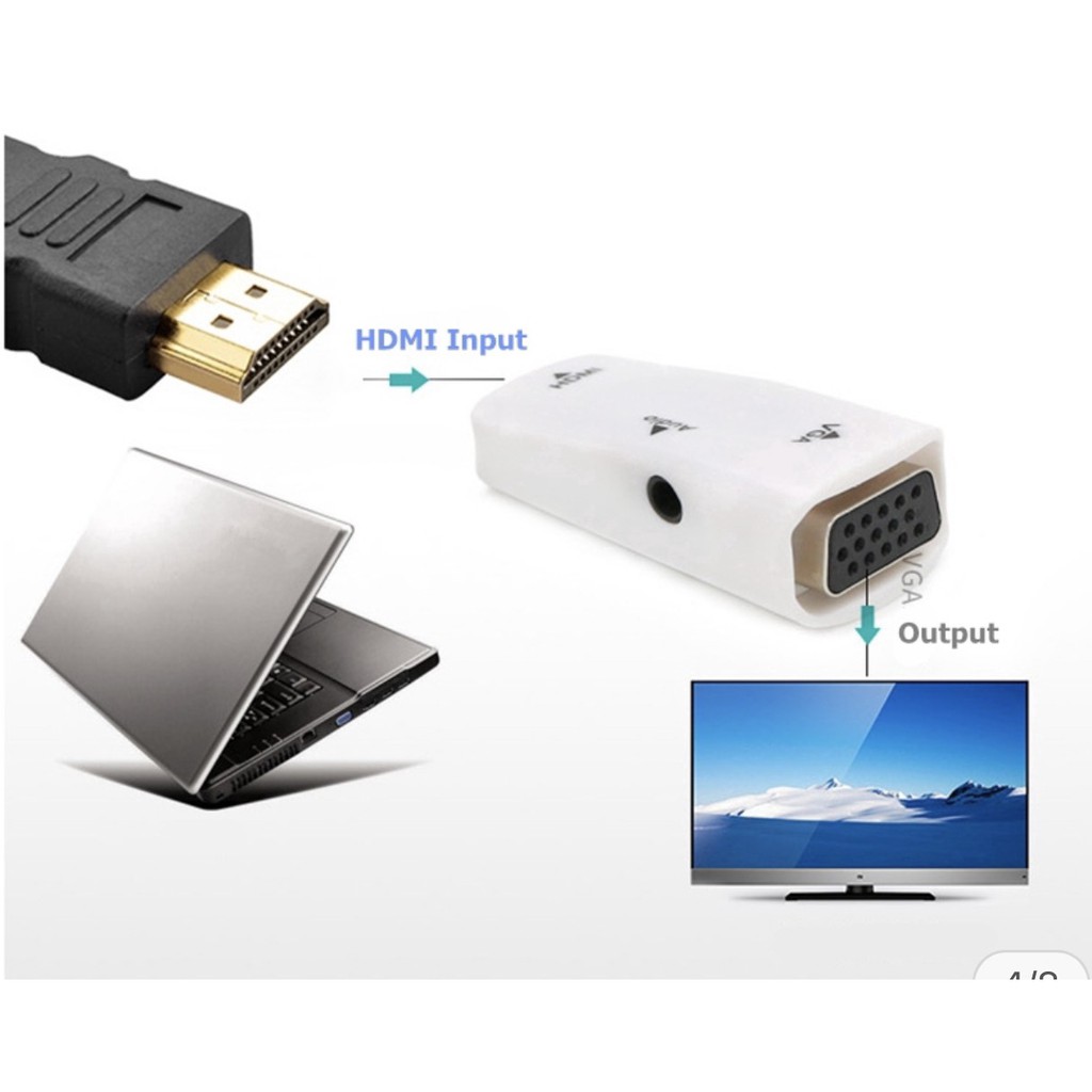 [Mã ELHACE giảm 4% đơn 300K] Đầu đổi HDMI sang VGA