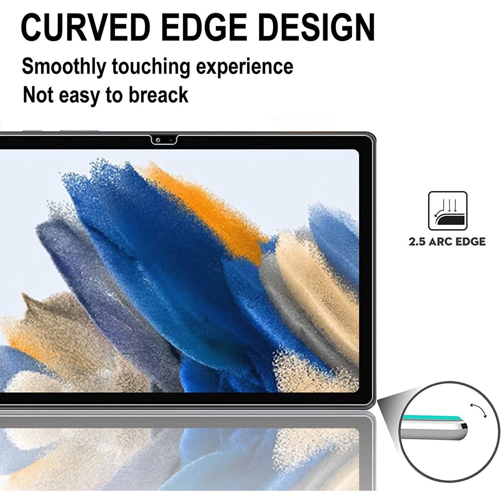 Set 2 Kính Cường Lực Bảo Vệ Màn Hình Máy Tính Bảng Samsung Galaxy Tab A8 10.5 2021 SM-X200/SM-X205 Galaxy Tab A8 10.5