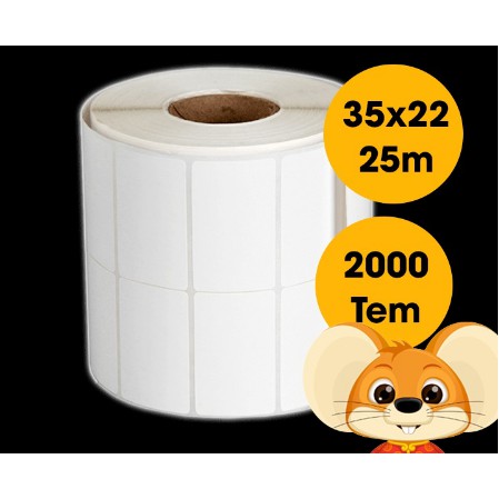 Giấy in mã vạch 2 tem , Decal nhiệt 35x22 70x22 72x22