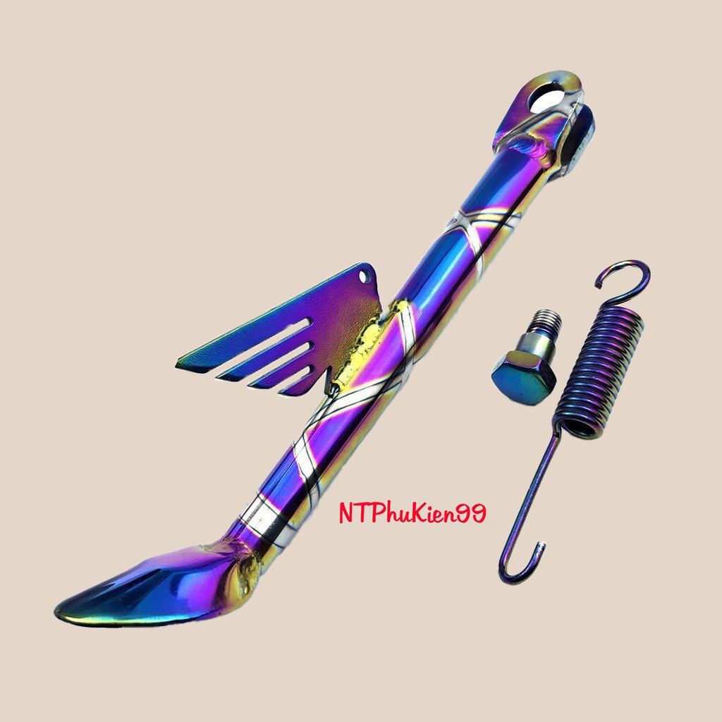 Chân Chống Xe SH/Exciter/Wave/Dream Inox Đặc Titan 7 Màu