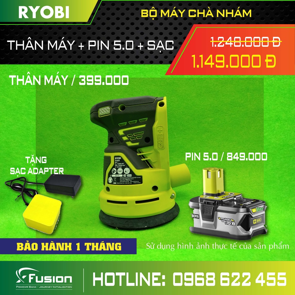 Bộ máy chà nhám tròn