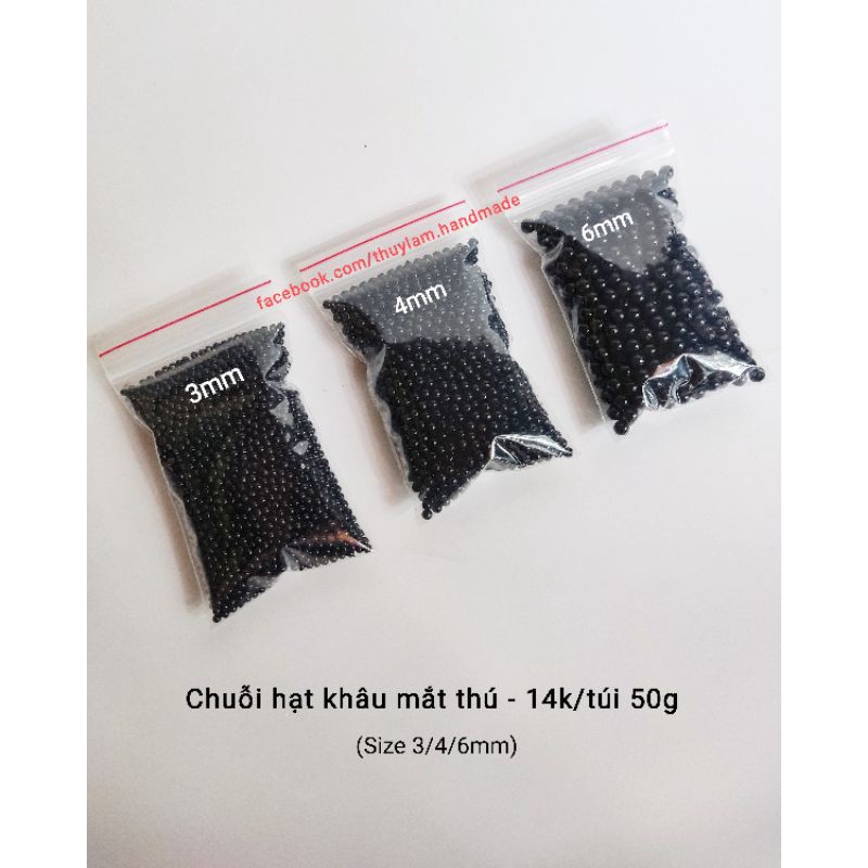 Chuỗi hạt khâu mắt thú
