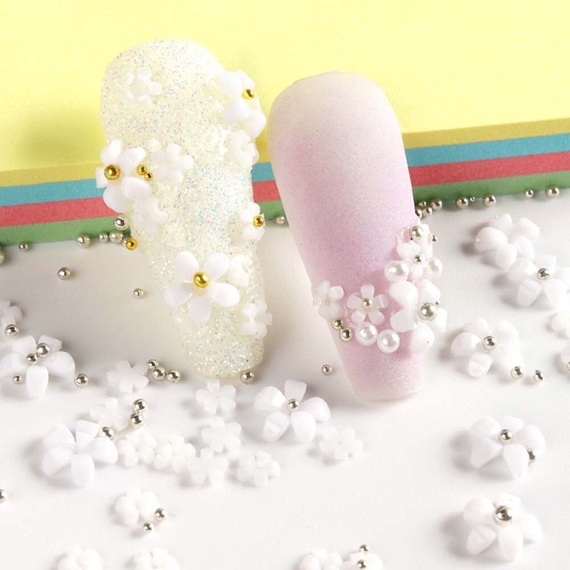 Charm hoa sứ mini-hoa nhí nail