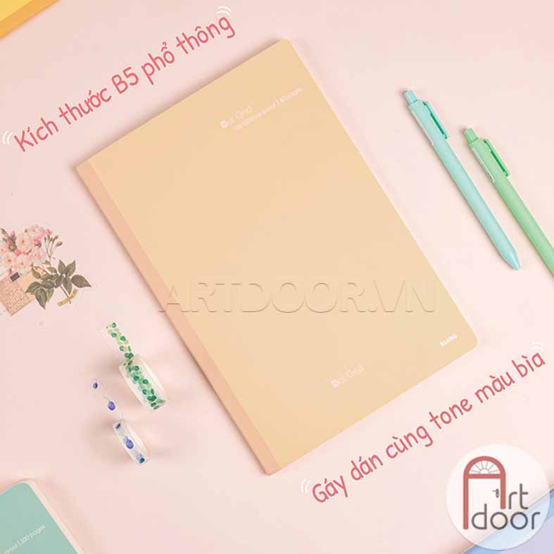 [ARTDOOR] Sổ dán gáy DOT làm planner cỡ B5 (60 tờ)