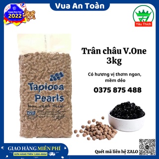 Trân Châu Đen 3kg Hàng Việt Nam Sản Xuất