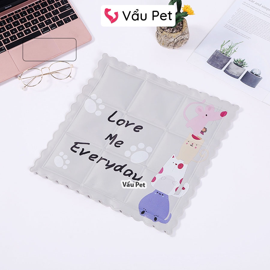 Đệm mát cho chó mèo - Đệm Gel làm mát, chống sốc nhiệt chó mèo Vẩu Pet Shop