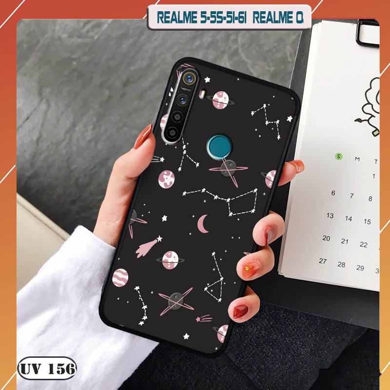 Ốp lưng nhám Realme 5-5s - in hình