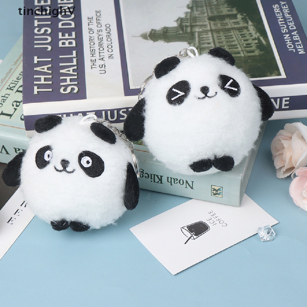 [TinchighV] Móc Khóa Gấu Trúc Nhồi Bông Dễ Thương Dành Cho Cặp Đôi / Túi Xách / Xe Hơi 2022