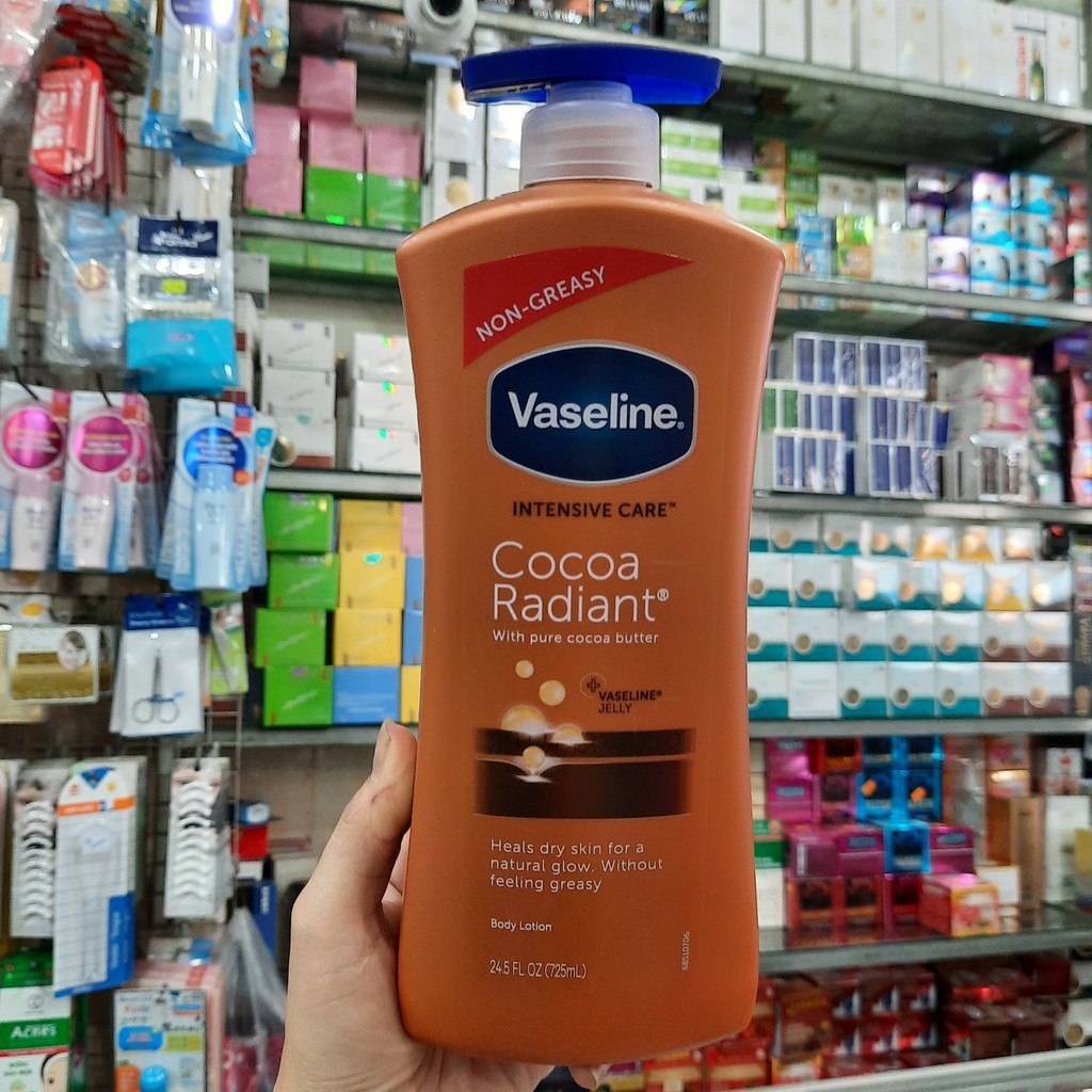 Sữa dưỡng thể Vaseline Total Moisture Cocoa Glow 725ml