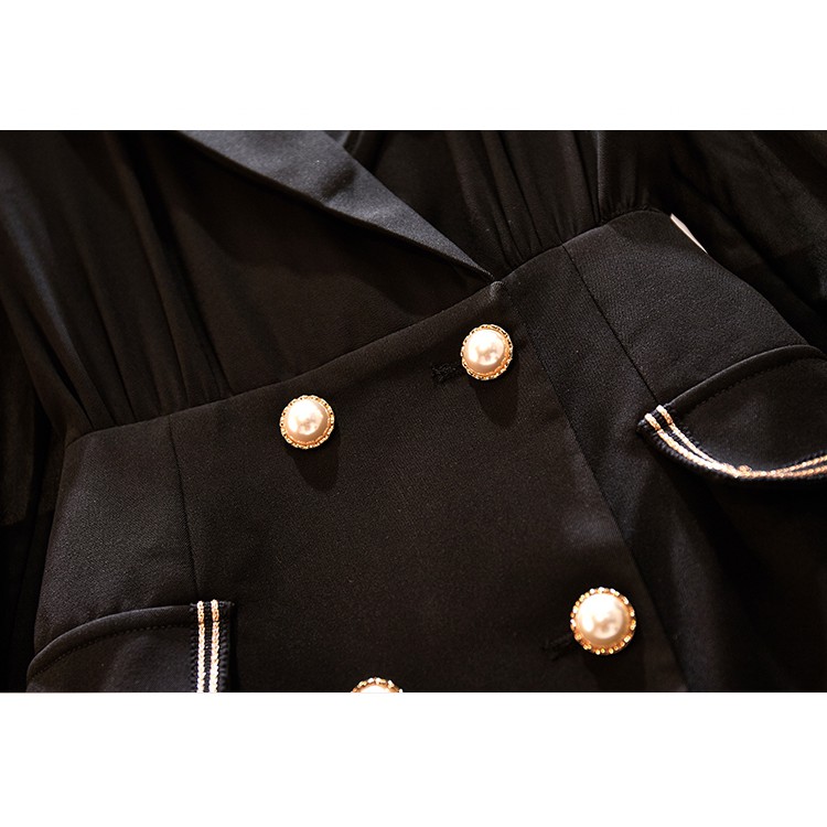 🌸Hàng Order🌸 Váy Bigsize Cổ Vest Chân Váy Phối Cúc Ngọc 2 Hàng Độc Lạ Sành Điệu 🌸Hàng Quảng Châu | BigBuy360 - bigbuy360.vn