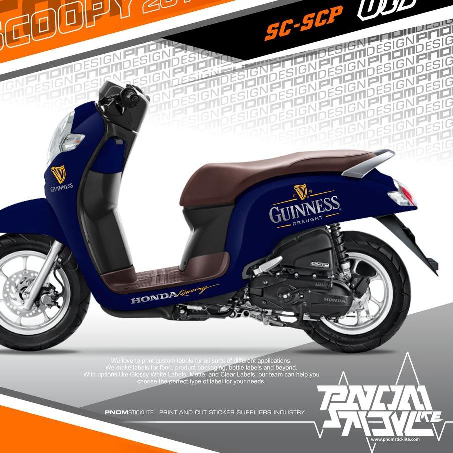 Mới Sticker Dán Trang Trí Họa Tiết Guinness Scoopy 2017-2020 Sc Scp P017 Rai..