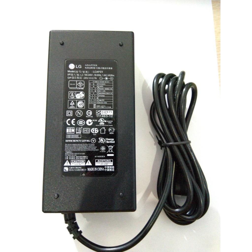 SIÊU RẺ_ Adapter nguồn màn hình tivi LG 24V 2.7A