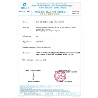 tinh dầu cửa sổ vàng