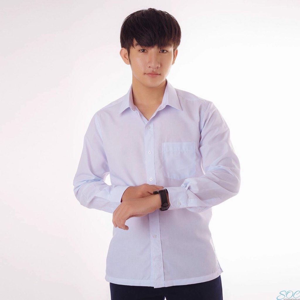SIZE ĐẠI 28-38KG: Áo sơ mi trắng Quốc dân cho bé trai, bé gái - SMTQD