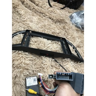 Mặt dưỡng, mặt nạ lắp màn hình android,dvd android cho xe HONDA CRV 2014-2017 `0 inch có jack nguồn zin nhựa abs cứng