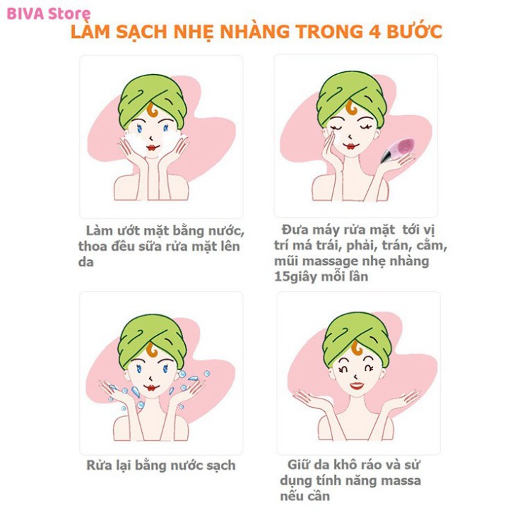 Máy Rửa Mặt Chính Hãng SONIC FACIAL CLEANSING STANDARD | BigBuy360 - bigbuy360.vn