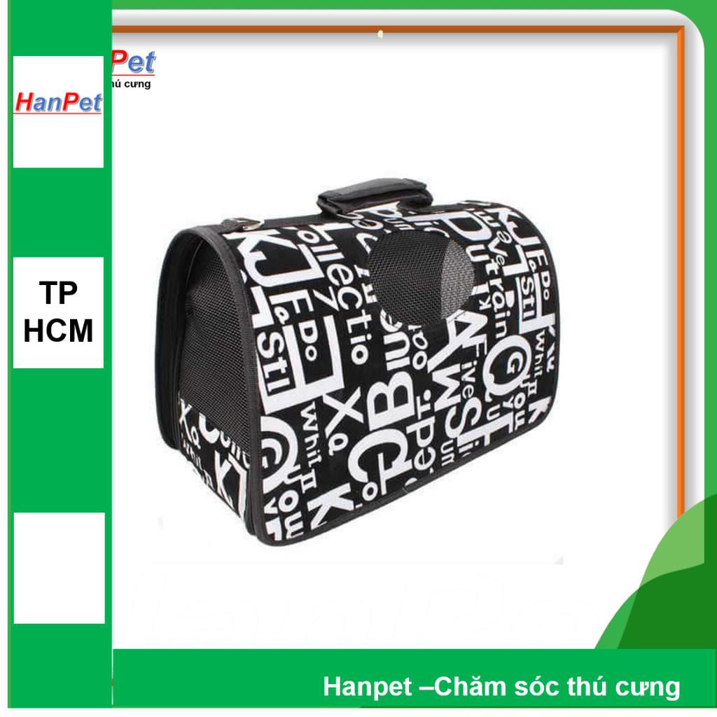 HCM- Túi cứng - túi Vận chuyển chó mèo, size S (MÀU NGẪU NHIÊN) phù hợp với thú cưng dưới 3kg (hanpet 373a)