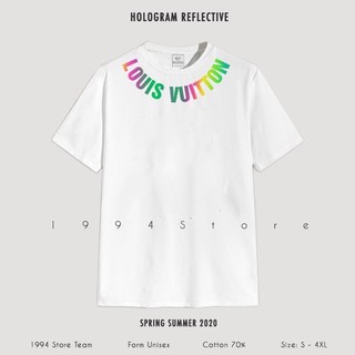 Áo Thun LOUIS VUITTON Phản Quang 7 Màu Cao Cấp - Vải Cotton 4c Siêu Mềm Mịn (Không đúng Cotton đền tiền tặng áo)