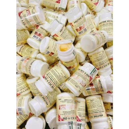 Kem kích trắng da body Abutin 3c3 Thái Lan  200GR+Kem Kích Trắng Abutin HỒNG Thái Lan 250g-CHÍNH HÃNG-CÓ TEM