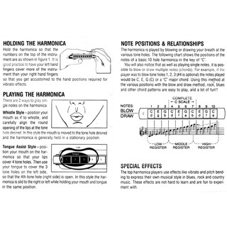 Kèn Harmonica Suzuki Folk Master 1072 key C