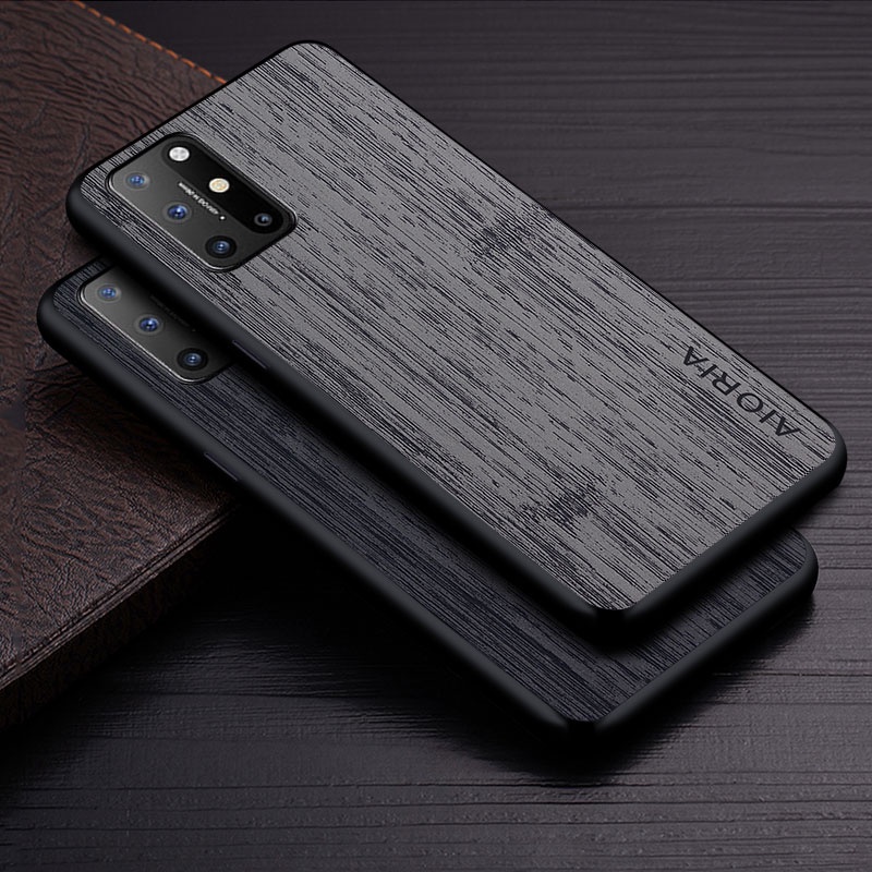 Ốp Bao Da Điện Thoại Họa Tiết Vân Gỗ Tre Sang Trọng Cho oneplus 8t oneplus 8t