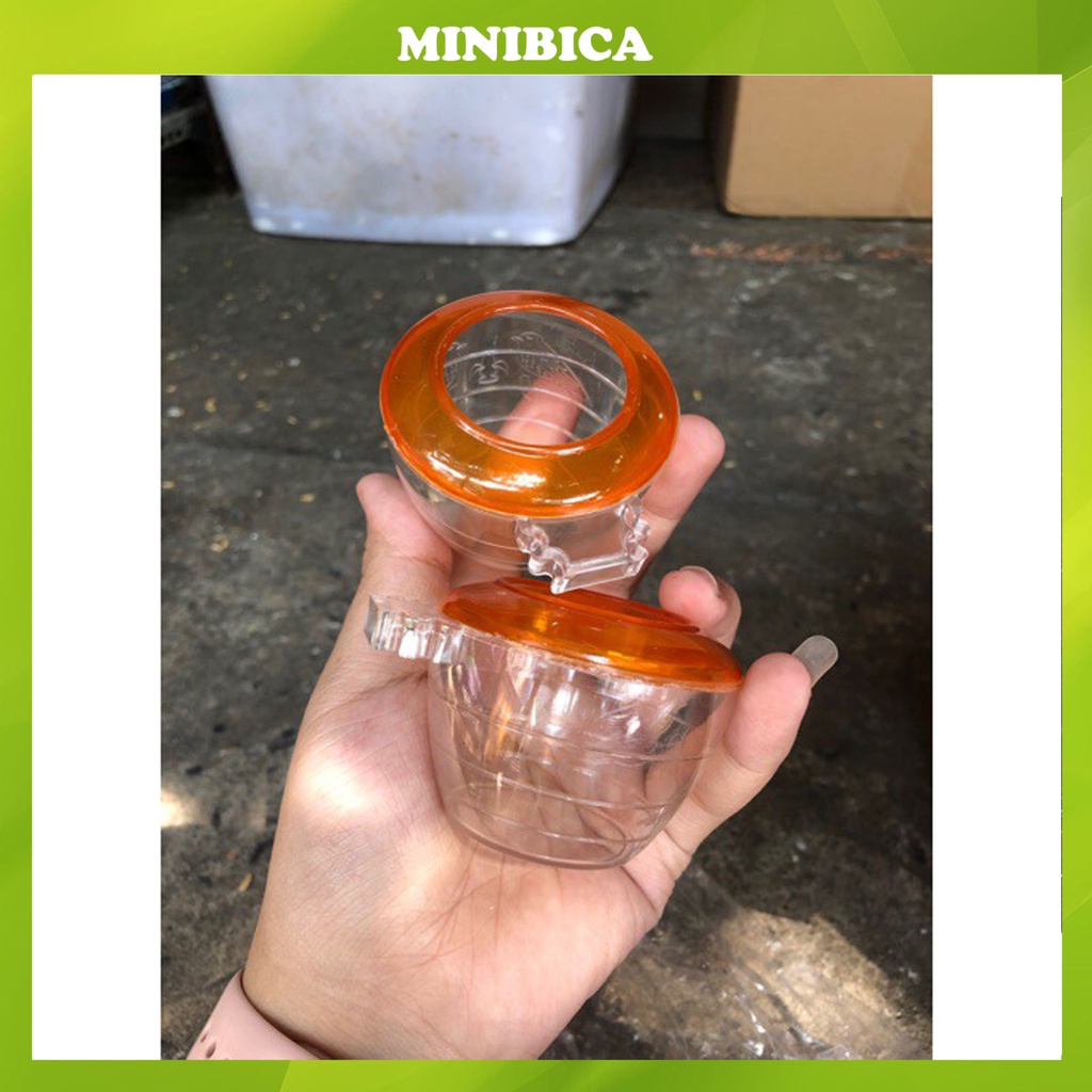 Cóng chim chào mào Minibica cóng chim khuyên cóng nhựa Phụ kiện lồng chim PK21