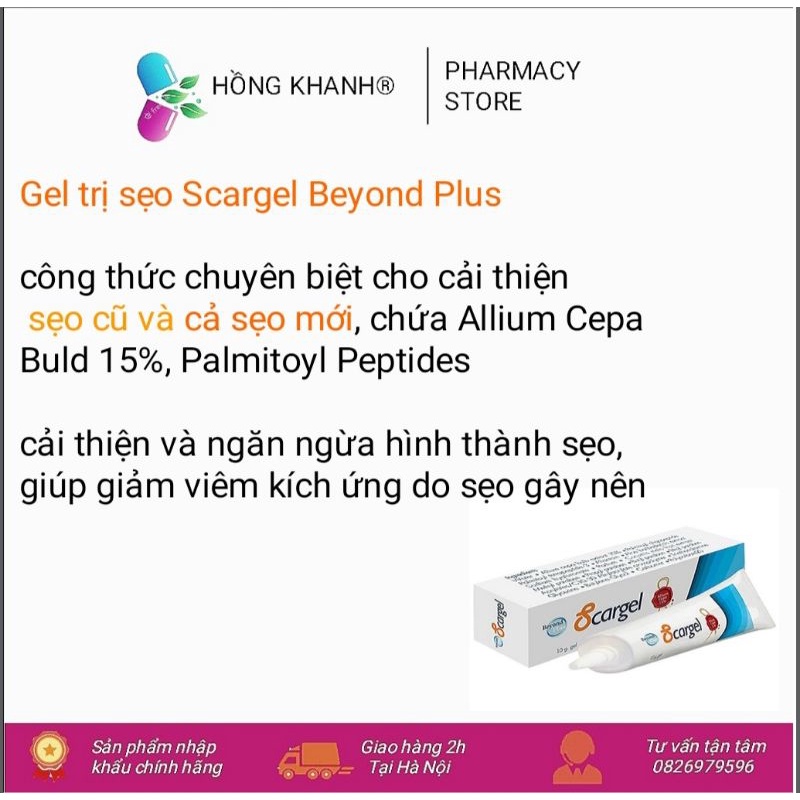 [ Chính hãng] gel bôi sẹo Scagel Beyonce Plus