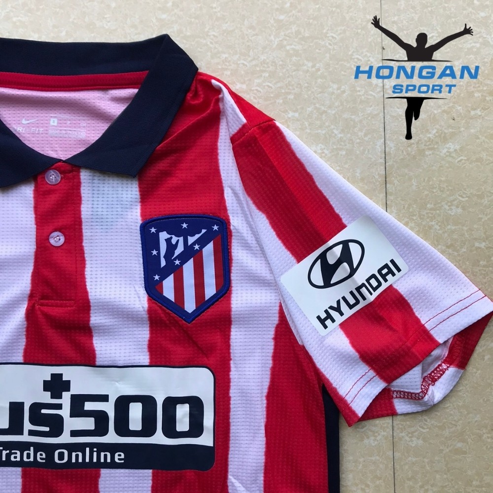 [CAO CẤP] Áo Bóng Đá Thể Thao Đá Banh CLB Atletico Madrid Đỏ Sân Nhà Chất Polyester Hàng Thailand - HỒNG ÂN SPORTS