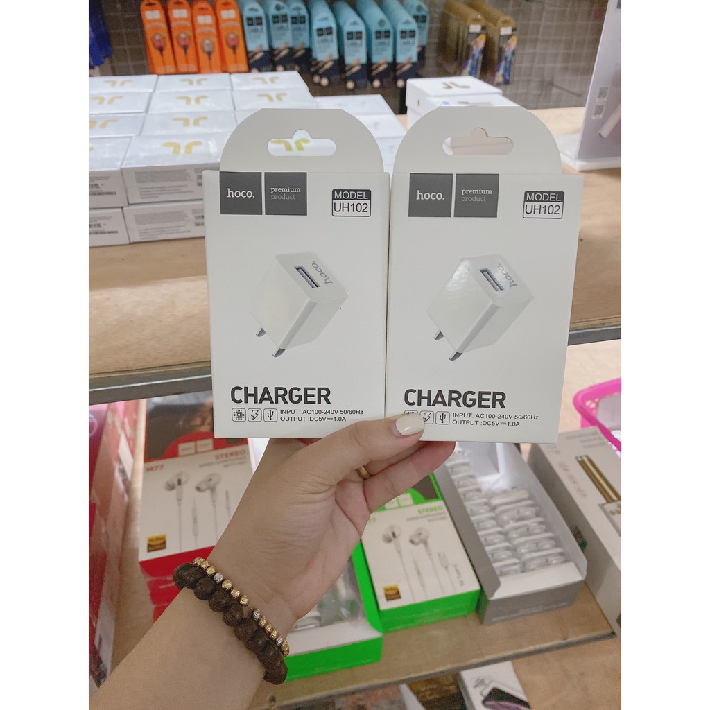 Củ sạc IPHoco UH102 Hỗ trợ sạc nhanh Cho tablet táo Pin Sạc Dự Phòng Cáp Sạc Tai nghe Bluetooth Airpo