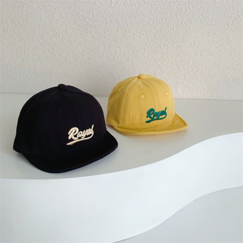 Mũ Lưỡi Trai Vành Mềm Thêu Chữ Kiểu Hàn Quốc Dễ Thương Cho Bé