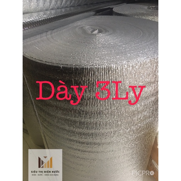 TẤM XỐP BẠC CÁCH NHIỆT - XỐP PE TRÁNG BẠC DÀY 3LY