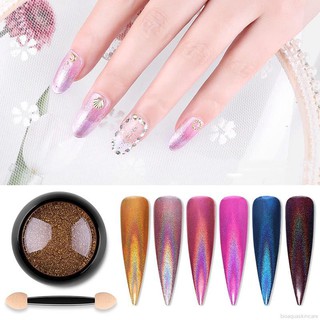Bột sơn móng tay hiệu ứng tráng gương màu sắc lấp lánh