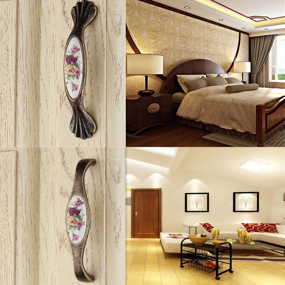 WTTLE Tay Nắm Ngăn Kéo Tủ Bằng Gốm Sứ Cao Cấp