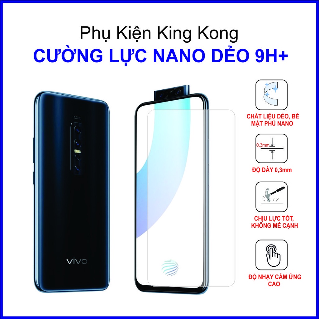 Dán cường lực Vivo V17, V17 Pro cường lực nano dẻo 9H+