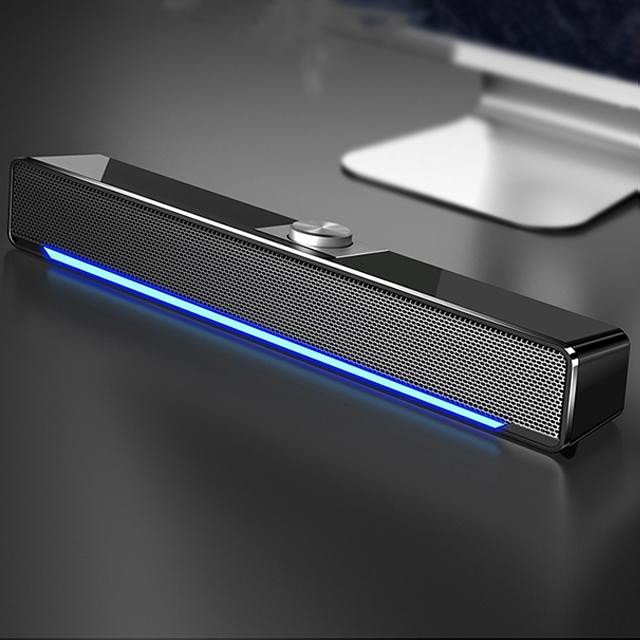 [RẺ NHẤT SHOPPE] Loa Thanh Máy Vi Tính Soundbar Gaming Phiên Bản Nâng Cấp Mới Nhất Của SADA V196, Âm Thanh Siêu Trầm