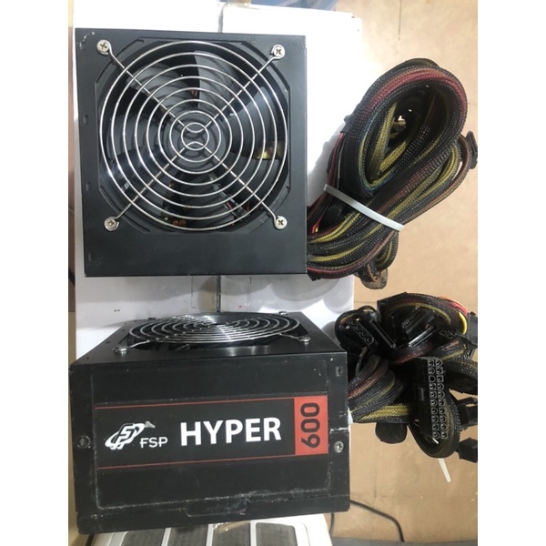 Nguồn công suất thực FSP HYPER 600w dây bọc lưới siêu bền