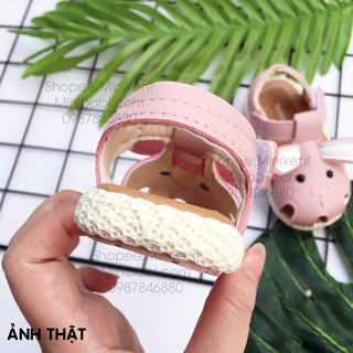 Dép sandal hình thỏ đế mềm cho bé