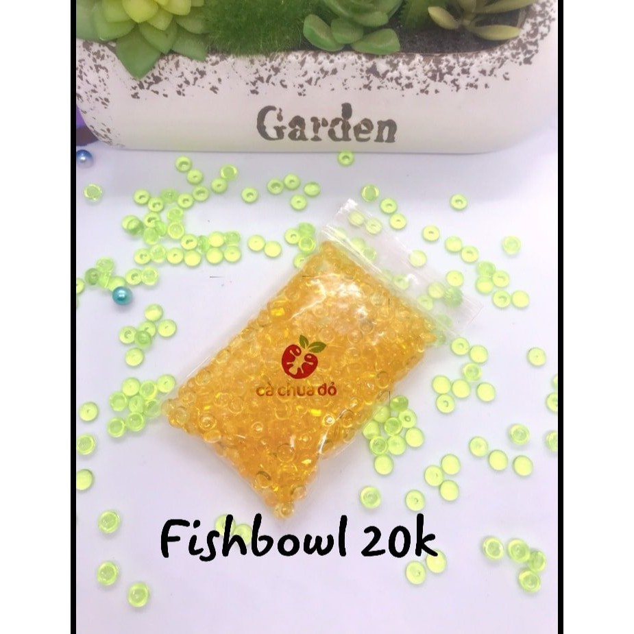 Fishbowl trang trí slime