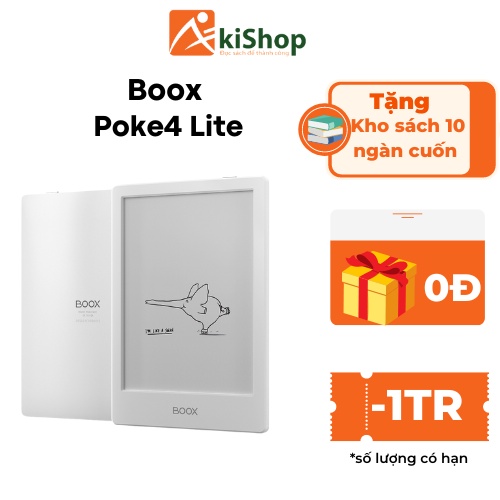 Máy đọc sách Boox Poke4 Lite 16GB