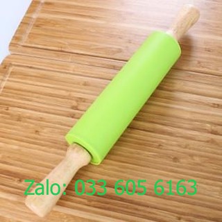 Cán lăn bột Silicon có trục xoay