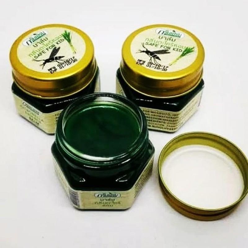 Dầu Cù Là Sả Xua Đuỗi Muỗi, Giảm Ngứa Green Herb Citronella Essence Balm 20g