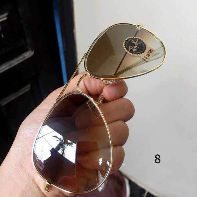 [FULLBOX] Kính Rayban Nam Nữ cao cấp mẫu hot 2020 tròng thủy tinh trà 2 màu Ship Nhanh 8H