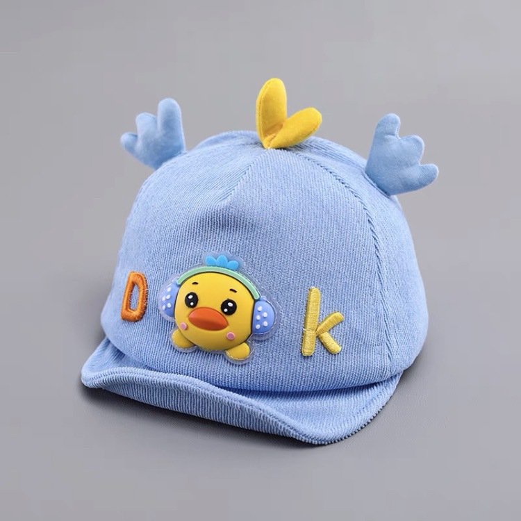 Mũ cho bé Trai, bé Gái hình chú gà xinh xắn nhiều màu dễ thương 3-18 tháng