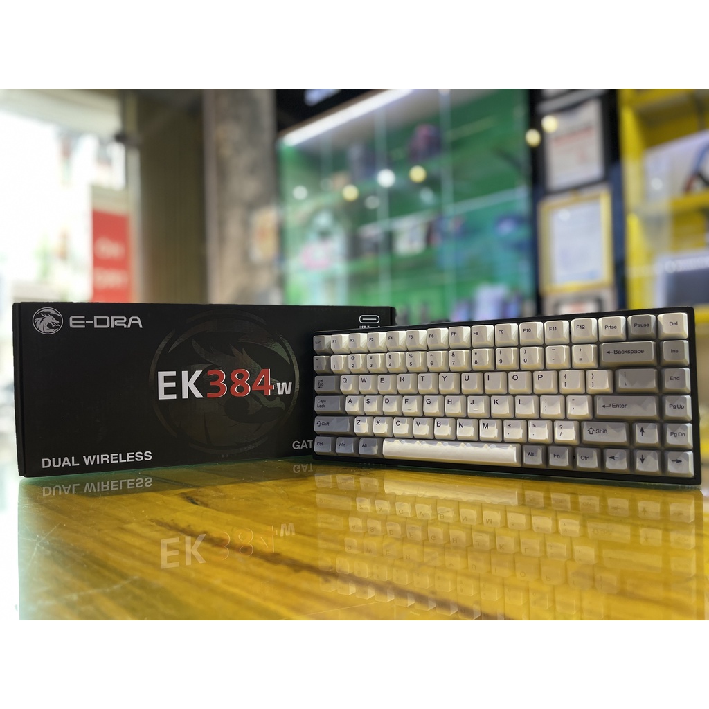 Bàn phím cơ không dây Edra EK384W