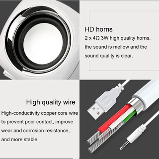 Loa Mini Kết Nối USB Dùng Cho Máy Tính