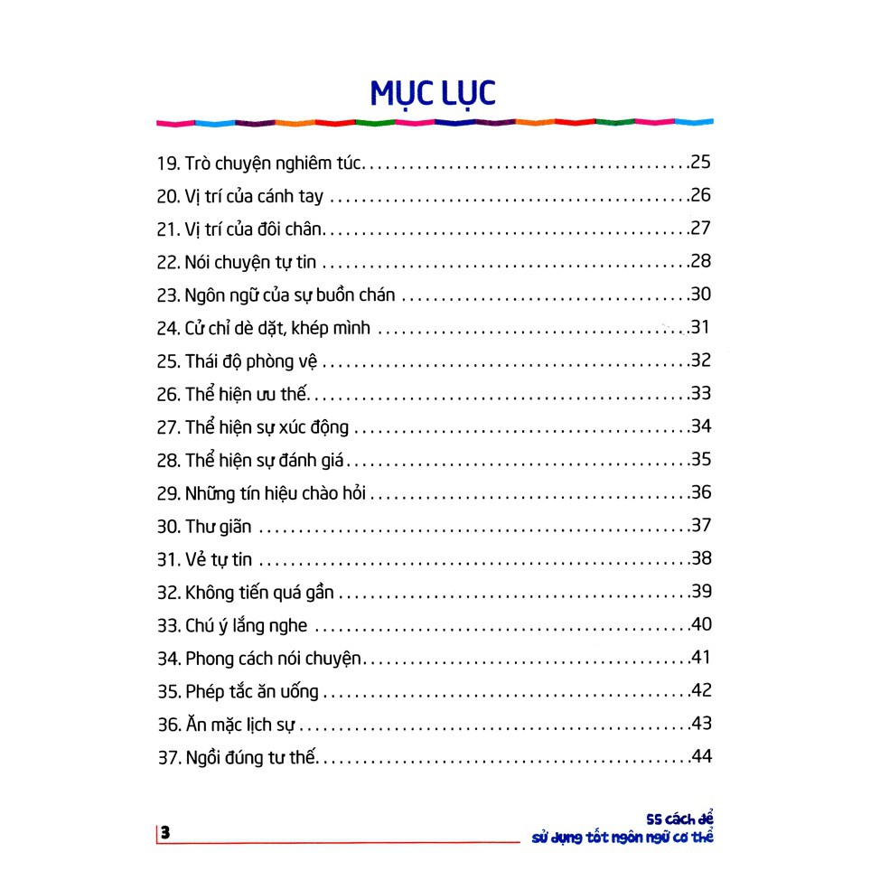 Sách - 55 Cách Để Sử Dụng Tốt Ngôn Ngữ Cơ Thể - Tủ Sách Kĩ Năng Sống Dành Cho Học Sinh